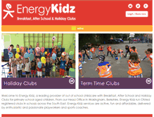 Tablet Screenshot of energy-kidz.co.uk